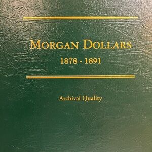 Morgan Dollars 1878 -1891 coin collection album